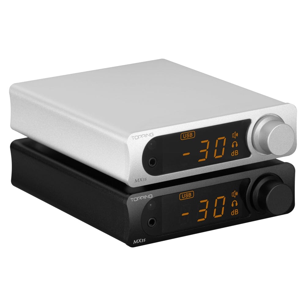 TOPPING MX3s Bluetooth Headphone Amplifier with USB DAC & Power Amp - High Fidelity Audio for Home, Office, and Studio Use