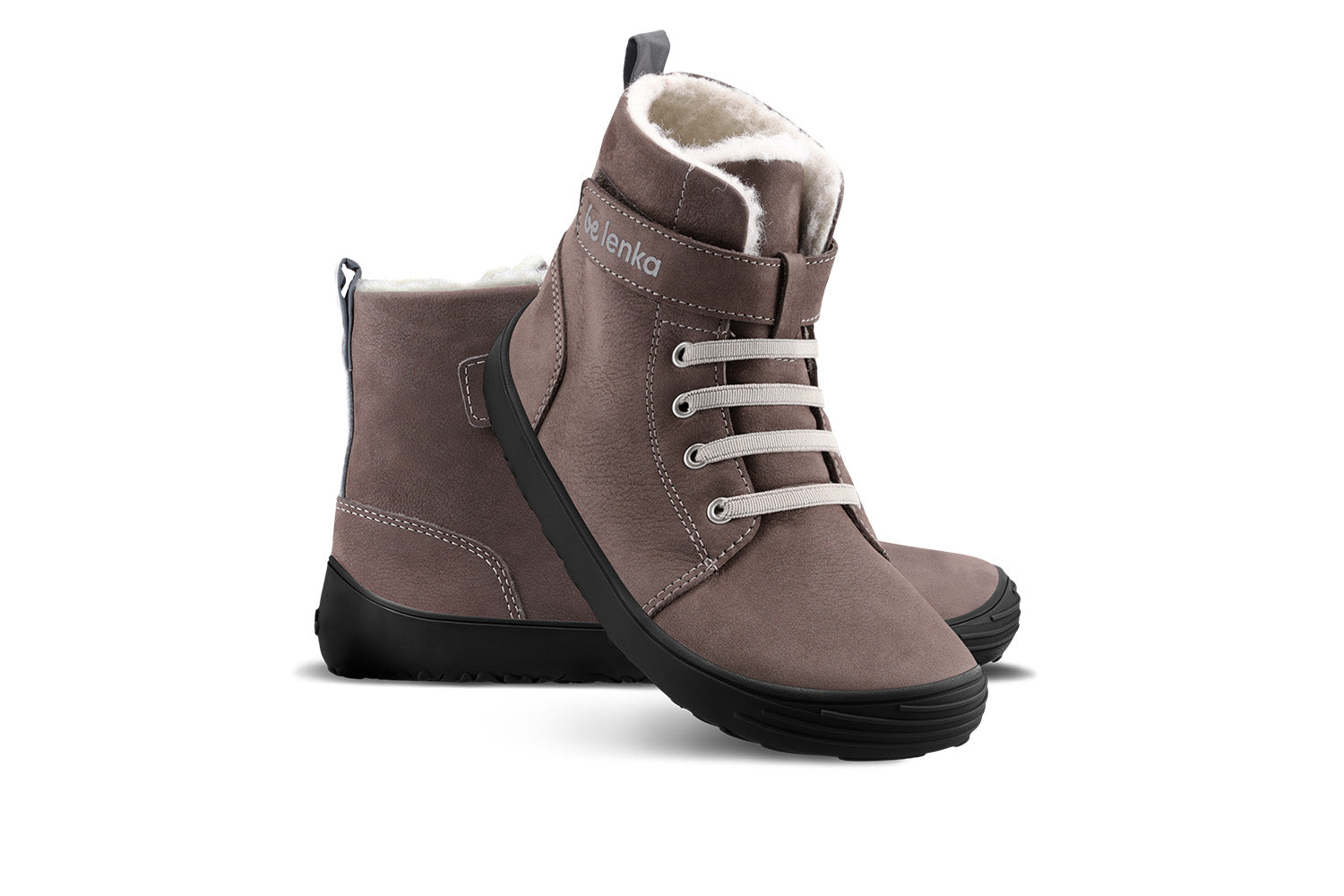 Barefoot Shoes for Kids - Be Lenka Winter Boots in Chocolate Brown | Waterproof & Warm for Outdoor Play, Snow, and Winter Activities