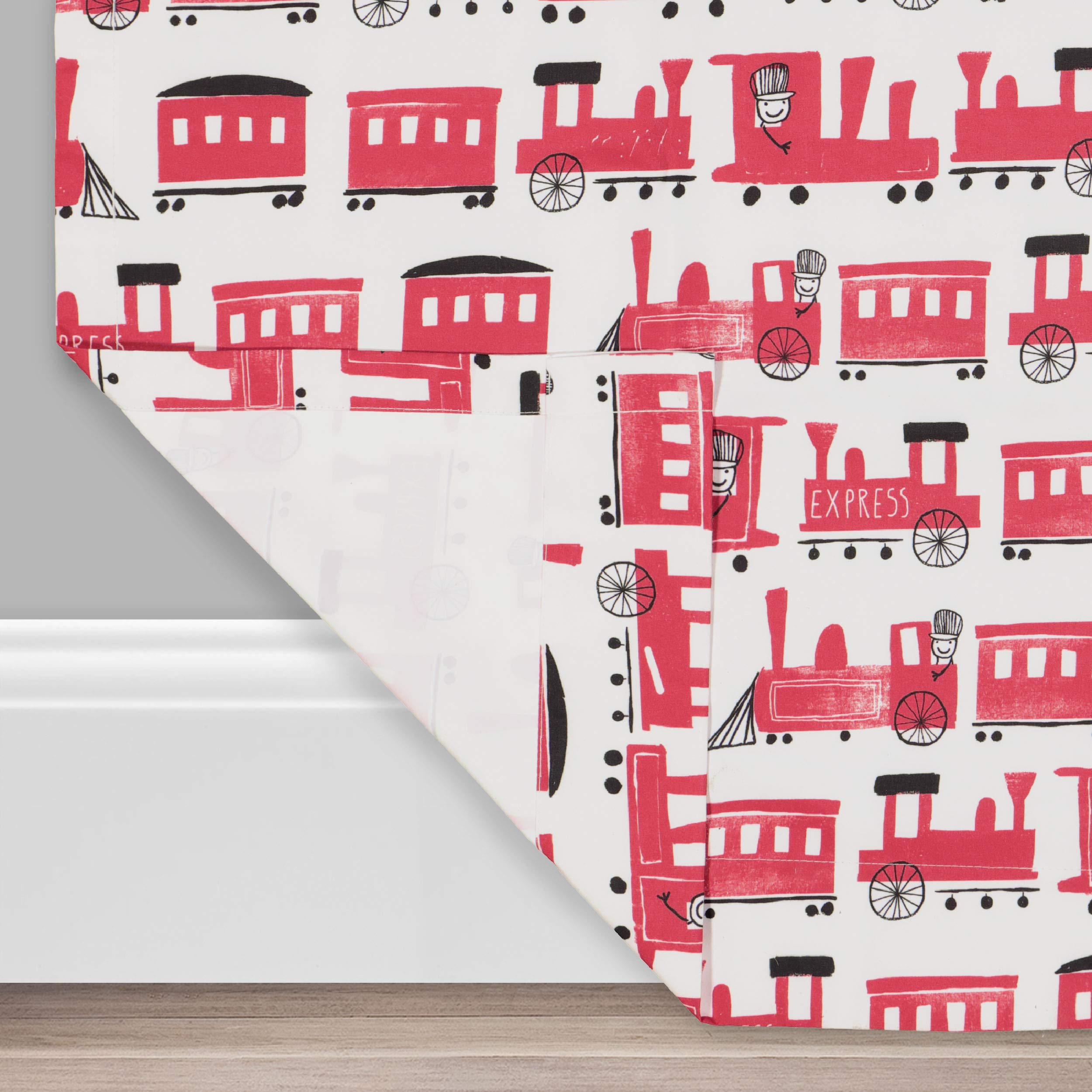 Waverly Kids Room Darkening Curtains - Express Train Design 42