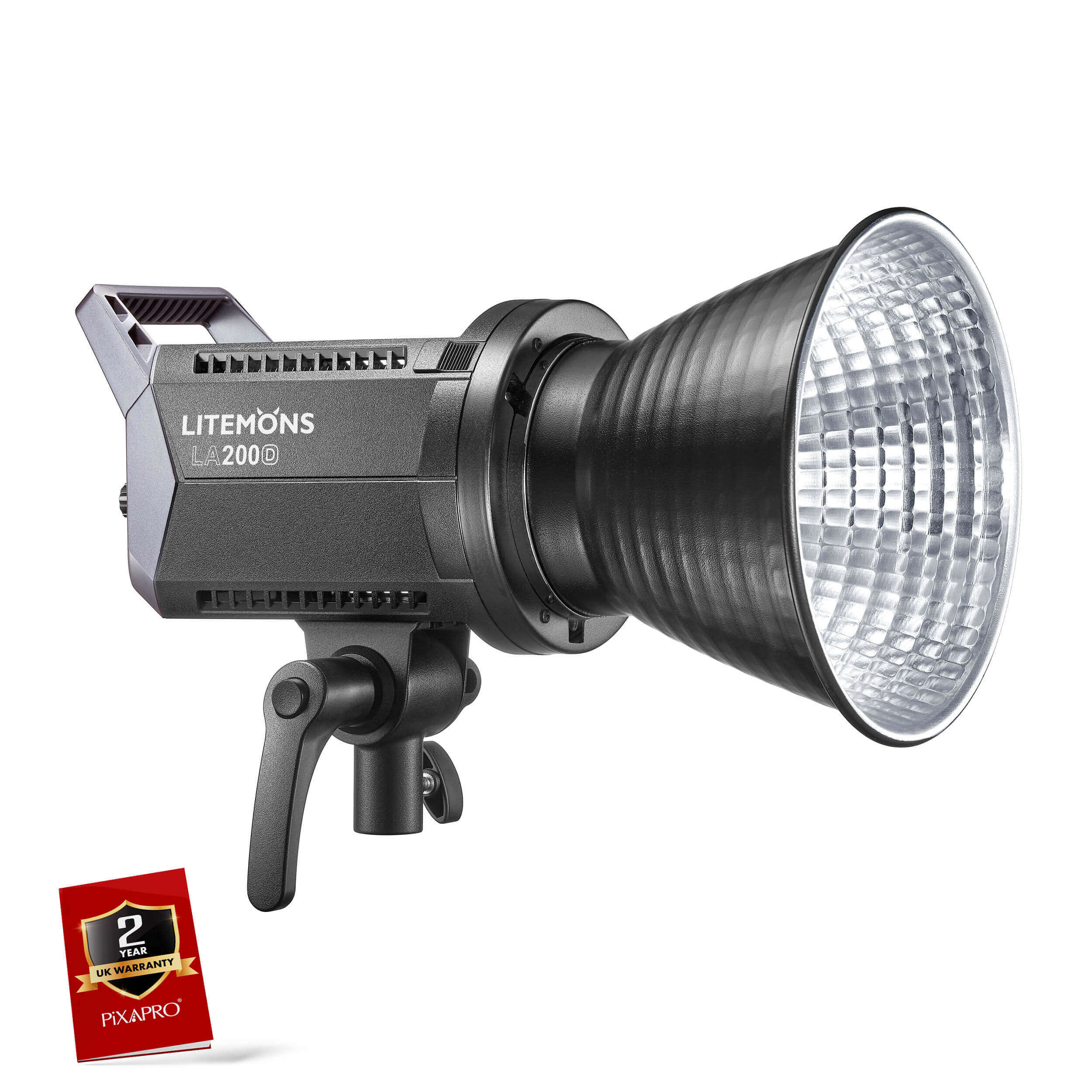 Litemons LA200D Daylight LED Light with S120T Softbox & Light Stand Kit - Professional Studio Lighting for Photography, Videography & YouTube Videos