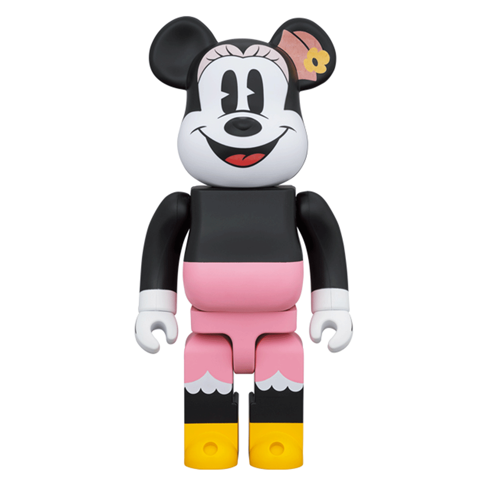 1000% Bearbrick Box Lunch Minnie Mouse Collectible Figure - Limited Edition Vinyl Art Toy for Disney Fans & Home Decor