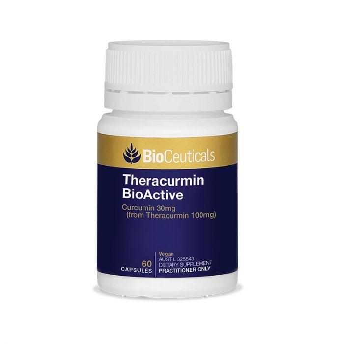 BioCeuticals Theracurmin BioActive 30mg - Premium Turmeric Supplement for Joint & Inflammation Support - Ideal for Daily Wellness & Active Lifestyle