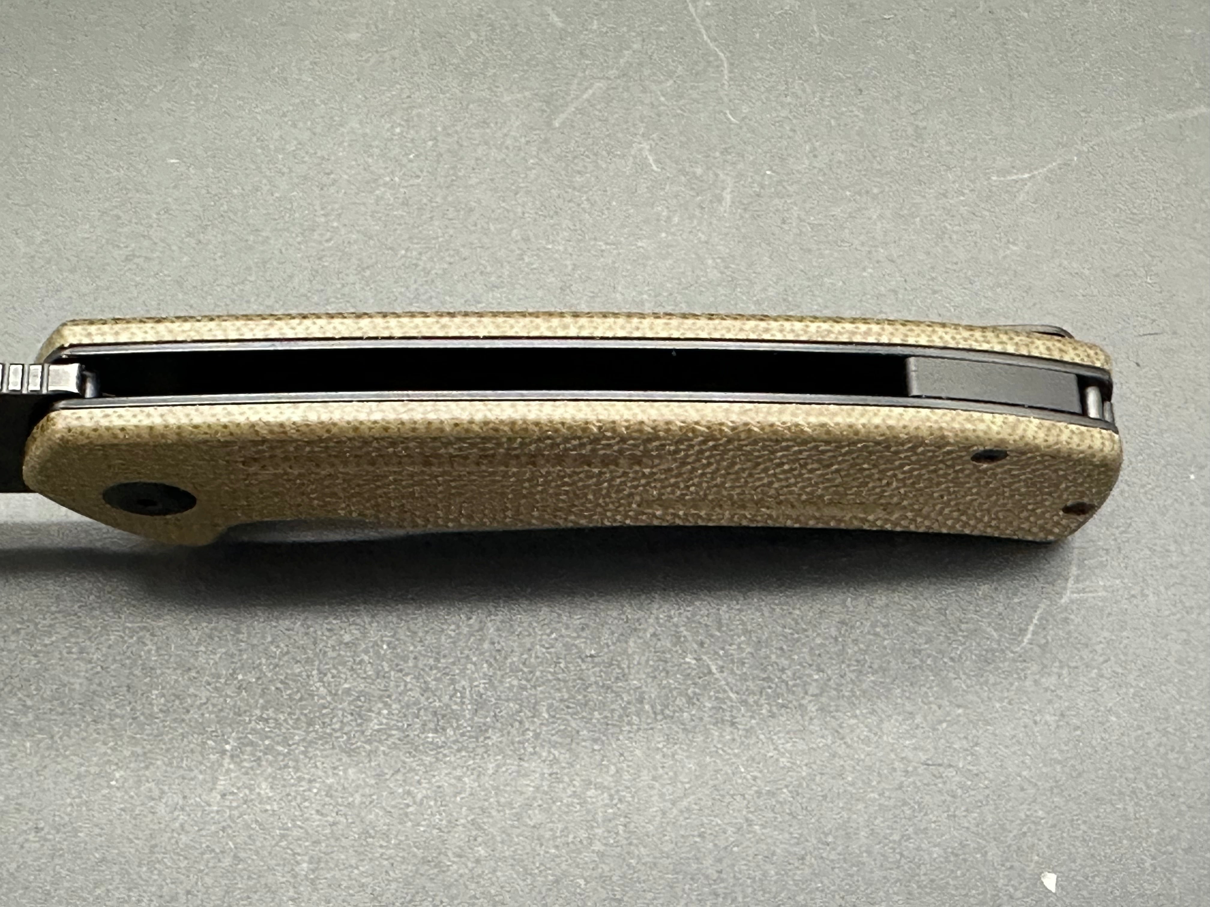 Sitivien ST133 Folding Pocket Knife - D2 Steel Blade, Micarta Handle for Outdoor Camping, Hunting & Everyday Carry (EDC)