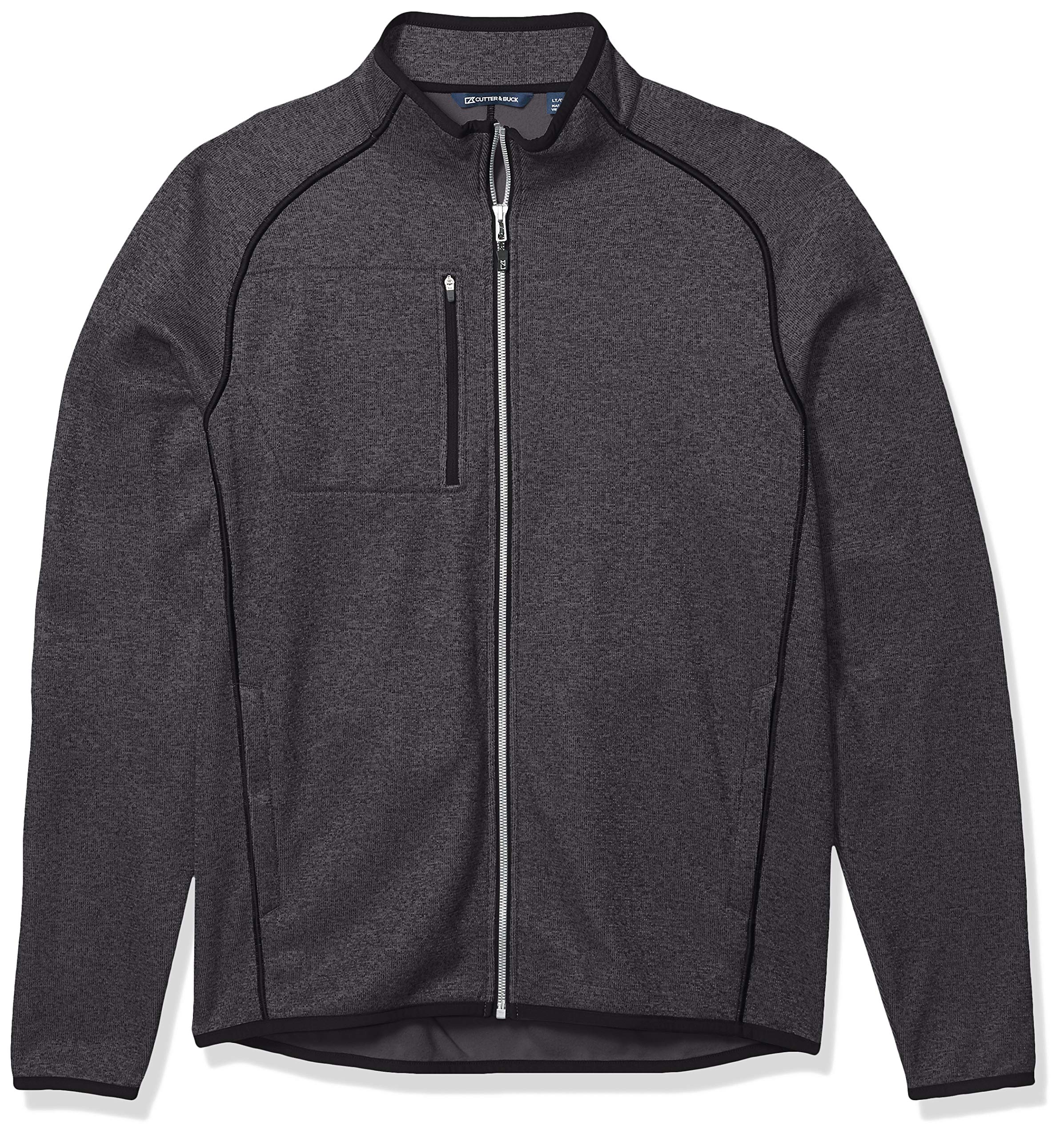 Cutter & Buck Men's Big & Tall Full Zip Jacket - Water-Resistant Windbreaker for Outdoor Activities & Casual Wear