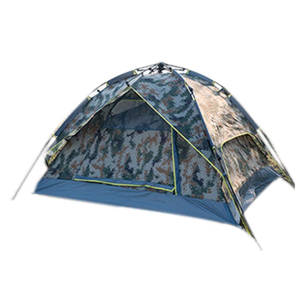 Automatic Camouflage Camping Tent for 3-4 Persons - Waterproof Outdoor Tent for Hiking, Backpacking & Family Camping Trips | Perfect for Wilderness Adventures & Survival Gear
