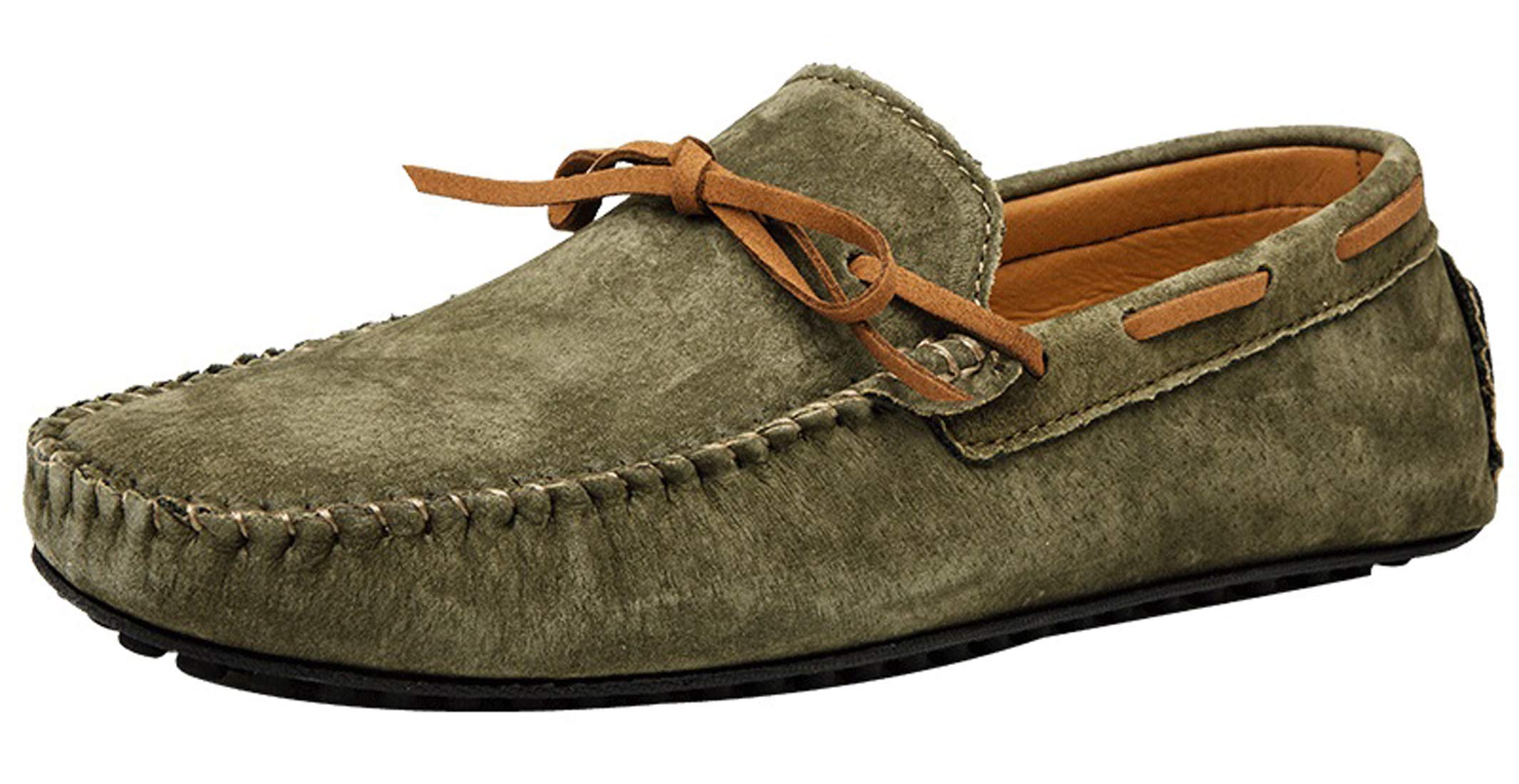 Men's Casual Loafers - Suede Moccasin Slip-On Dress Shoes for Driving & Boat Wear | Comfortable & Stylish Footwear for Work, Travel & Everyday Outfits