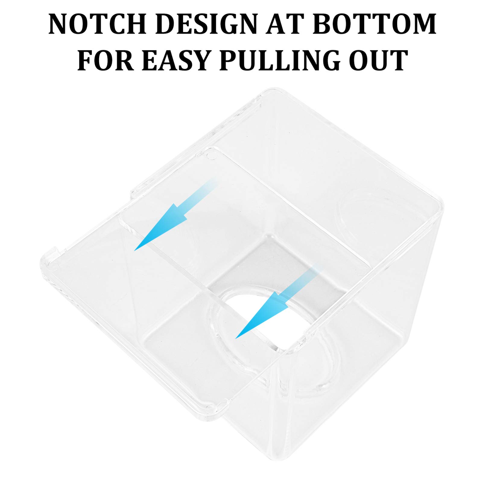 Cabilock Wall Mounted Tissue Holder - Decorative Tissue Box Cover with Lid for Bathroom, Kitchen, and Living Room - Rustproof Stainless Steel Home Organizer for Tissues and Essentials