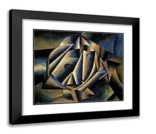 Black Modern Wood Frame with Double Matting