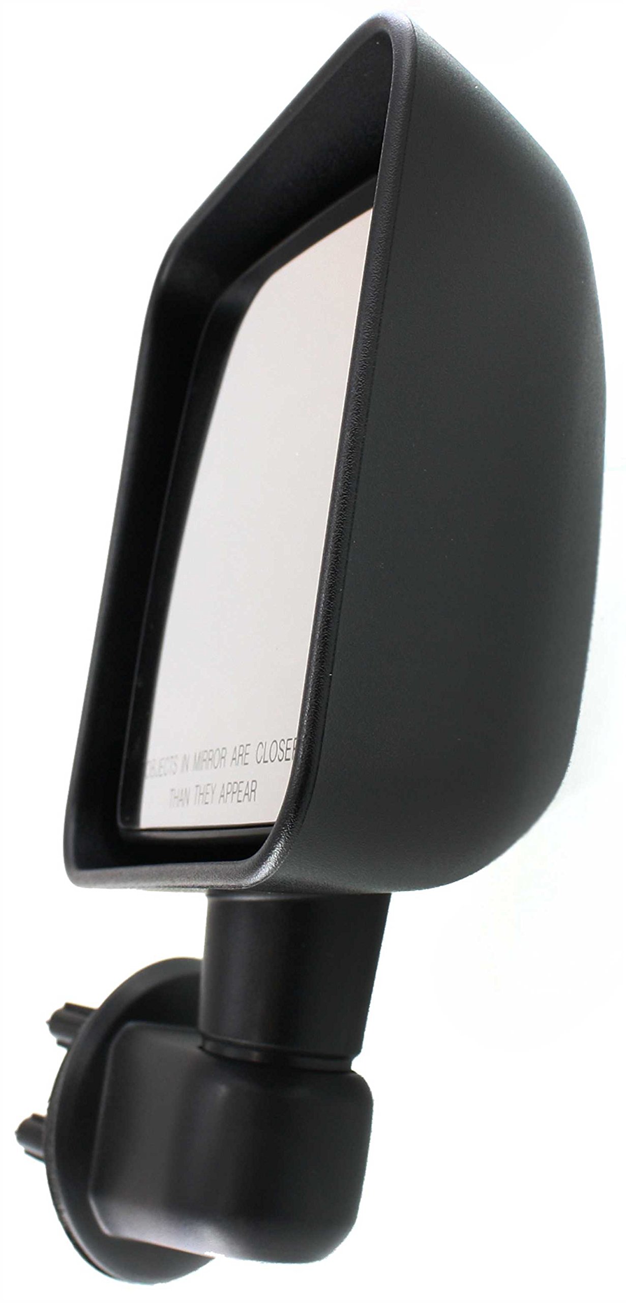 Kool Vue Textured Side Mirrors for Jeep Wrangler 2007-2017 - Driver & Passenger Replacement - Durable Off-Road & Daily Driving Accessories