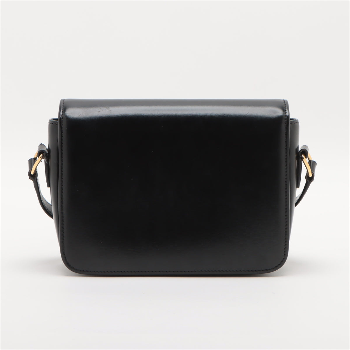 CELINE Teen Triomphe Leather Shoulder Bag Black | Luxury Crossbody Purse for Women | Perfect for Date Night, Office & Travel