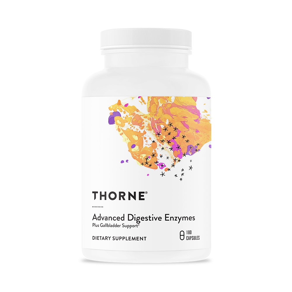 Thorne Advanced Digestive Enzymes Supplement (SD405) - Supports Healthy Digestion & Nutrient Absorption for Gut Health - Ideal for Meals, Travel & Digestive Comfort