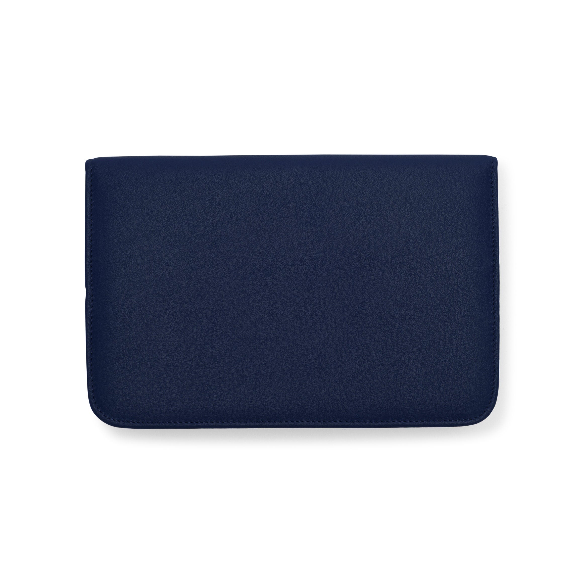 Premium Large Jewelry Organizer Case - Navy Blue Travel Jewelry Box with Multiple Compartments for Necklaces, Rings & Earrings | Perfect for Travel, Home Storage & Gift Giving