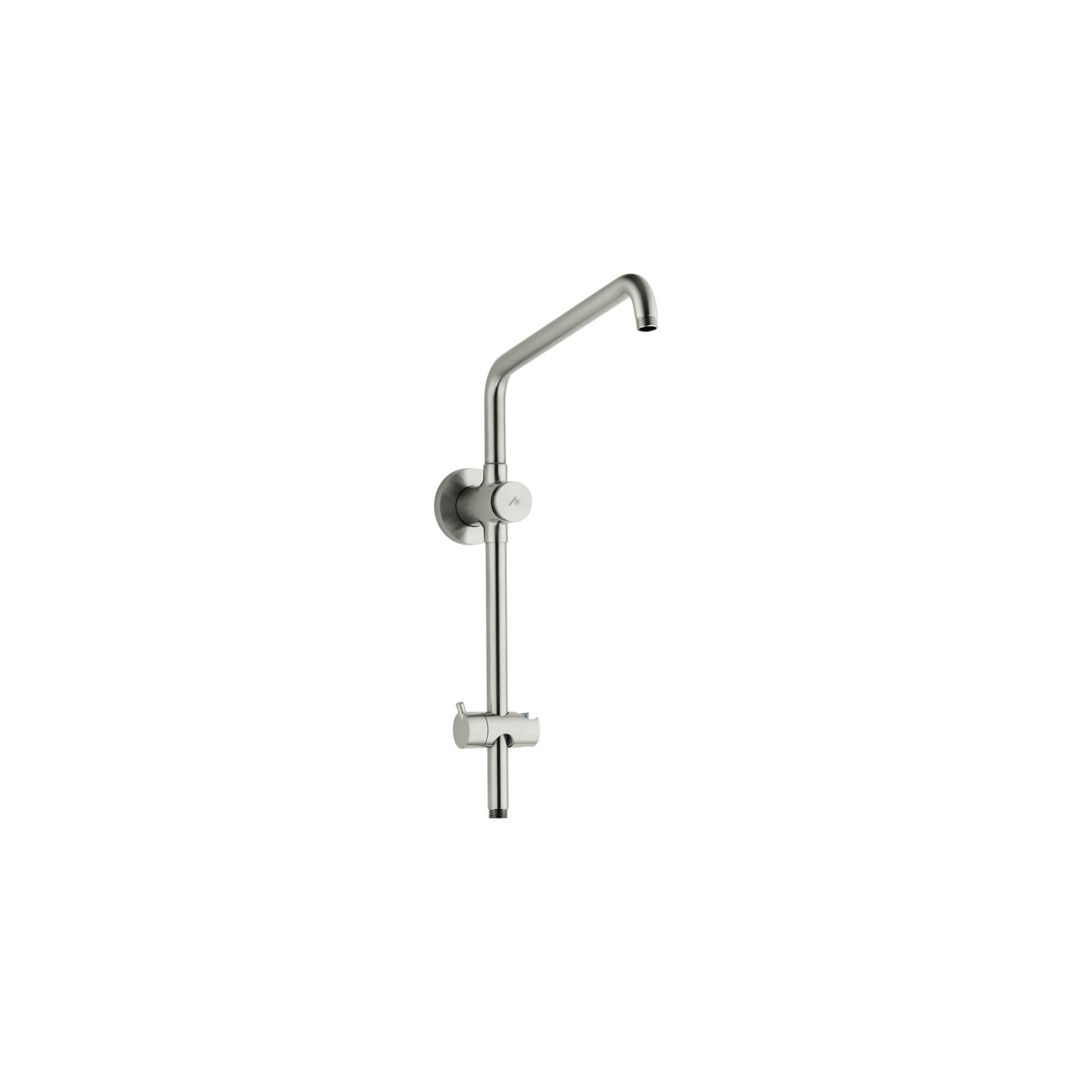 Hansgrohe Croma Retrofit Shower System - Brushed Nickel Showerpipe Set (Model 04527820) | Modern Bathroom Upgrade for Spa-Like Experience