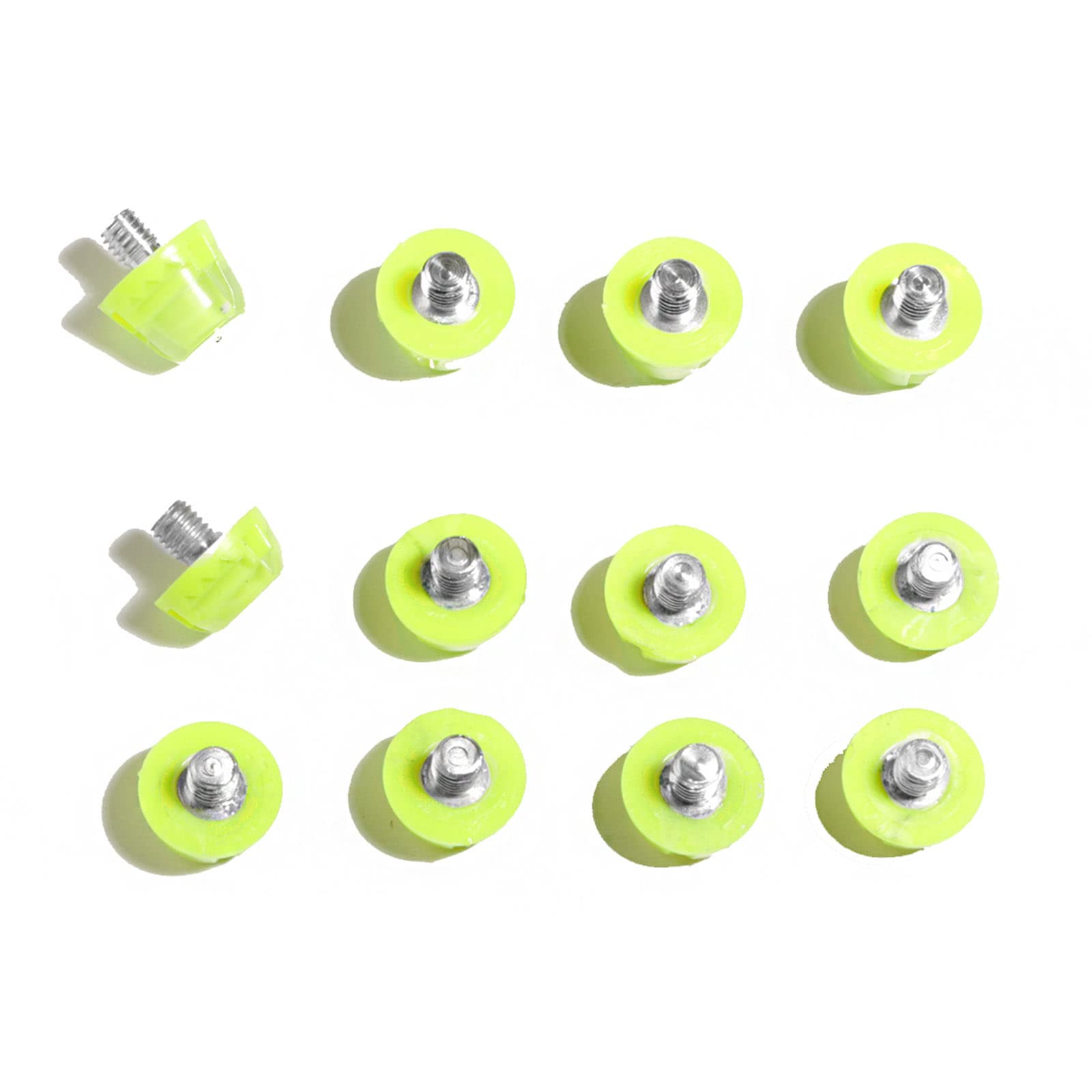 STUDIAMONDS TPU Soccer Studs - 12X Replacement Cleats for Soccer Shoes - Standard Thread TPU Studs for Enhanced Traction on Wet & Dry Fields