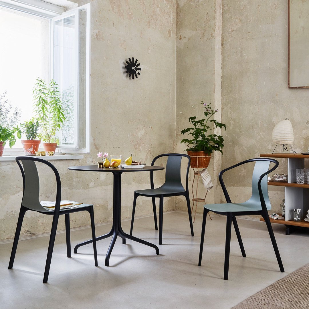Belleville Plastic Chair - Durable & Lightweight Outdoor & Indoor Seating for Patio, Garden, and Home Decor