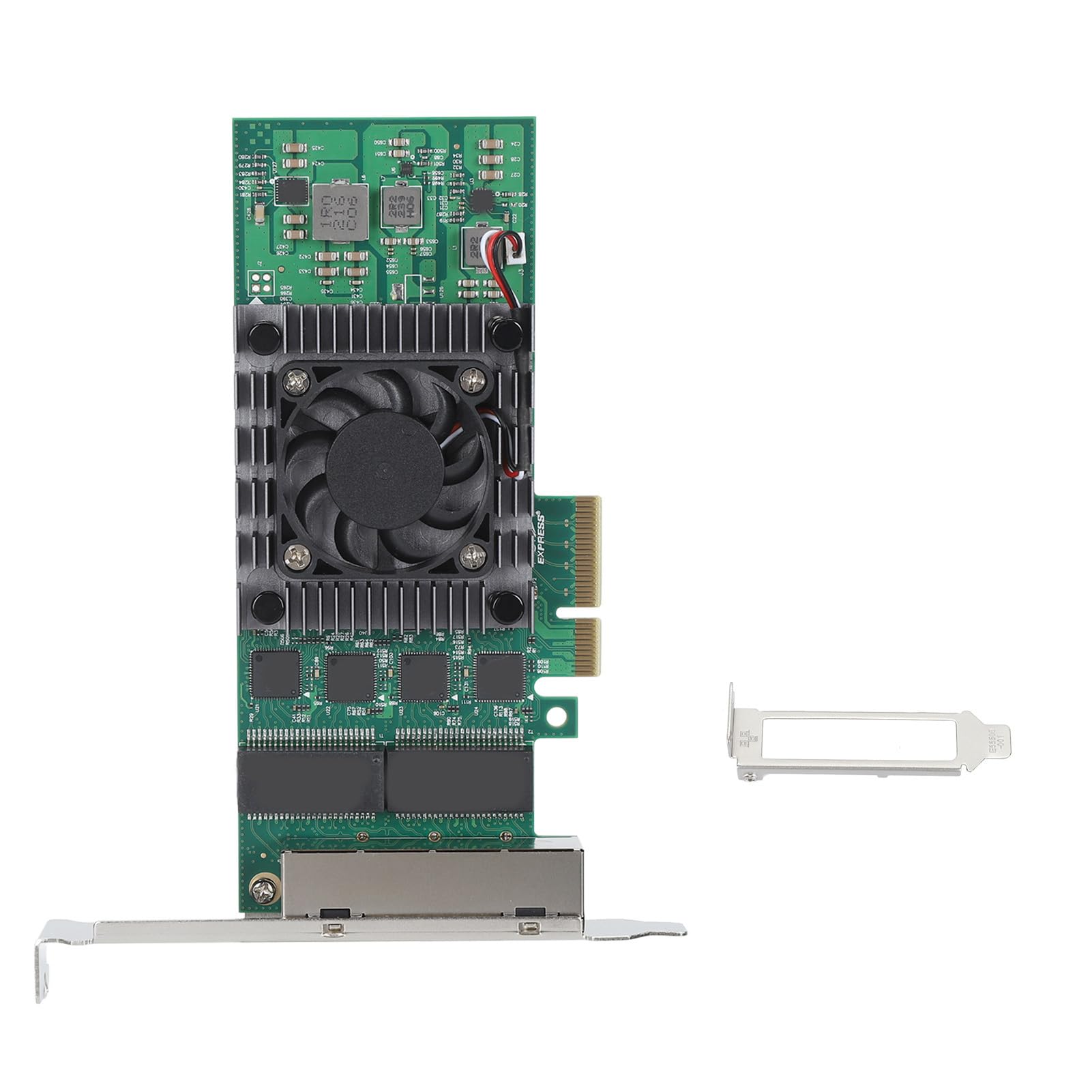 4 Port PCIE Network Card - 2.5G Gigabit Ethernet Adapter with I210 Chip, 100/1000/2500Mbps High Speed for Gaming PC, Server & Workstation - Perfect for Online Gaming, Video Streaming & Large File Transfers