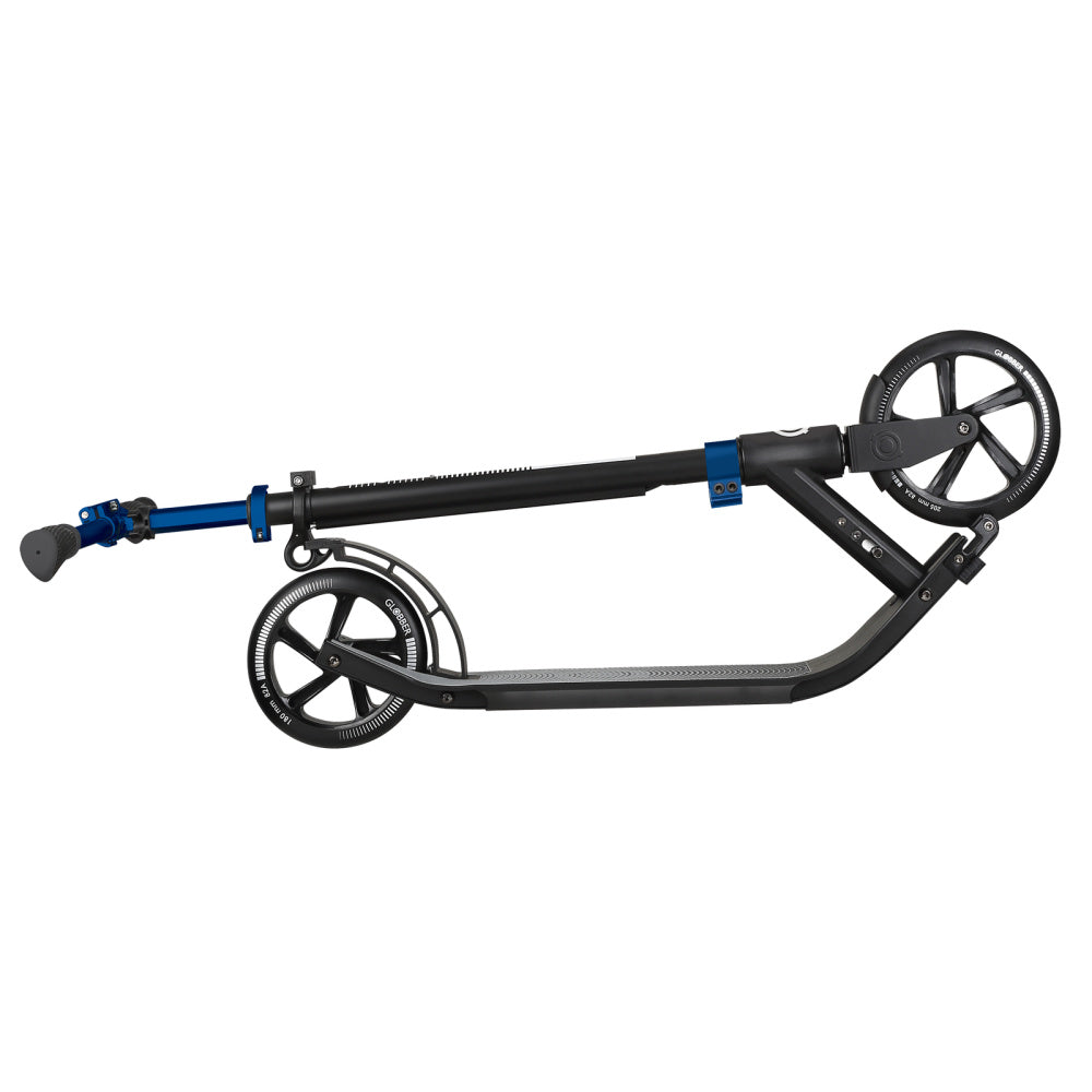 Globber NL 205 180 Duo Adult Scooter - Cobalt Blue | Foldable Commuter Scooter for Urban Travel & Leisure Riding