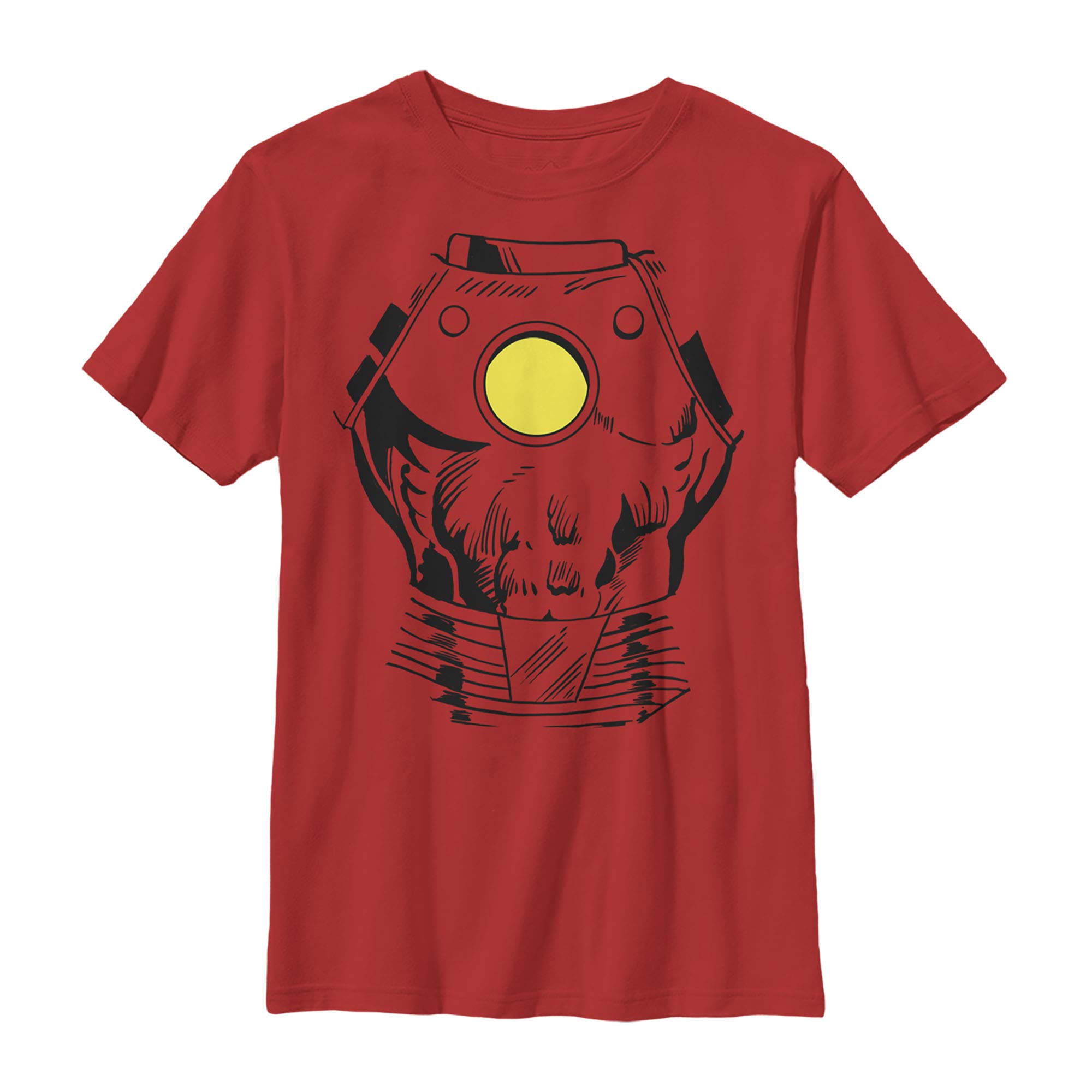 Marvel Iron Man Boys Halloween Costume T-Shirt | Superhero Cosplay Outfit for Kids | Perfect for Halloween Parties, Comic Con & Dress-Up Play