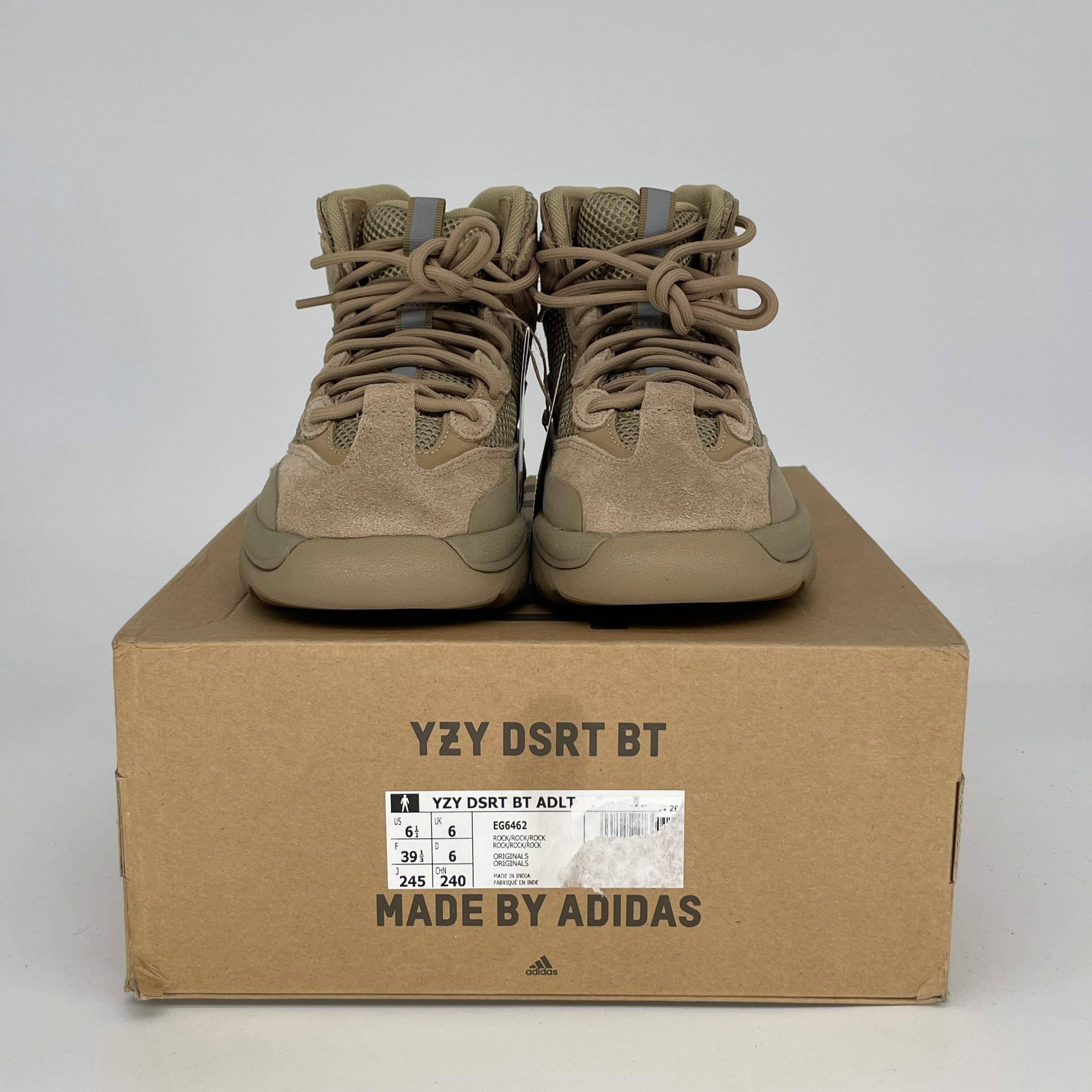 Adidas Yeezy Desert Boot Rock Women's Size 6.5/8W (EG6462) - Stylish & Comfortable Hiking & Outdoor Shoes for Women