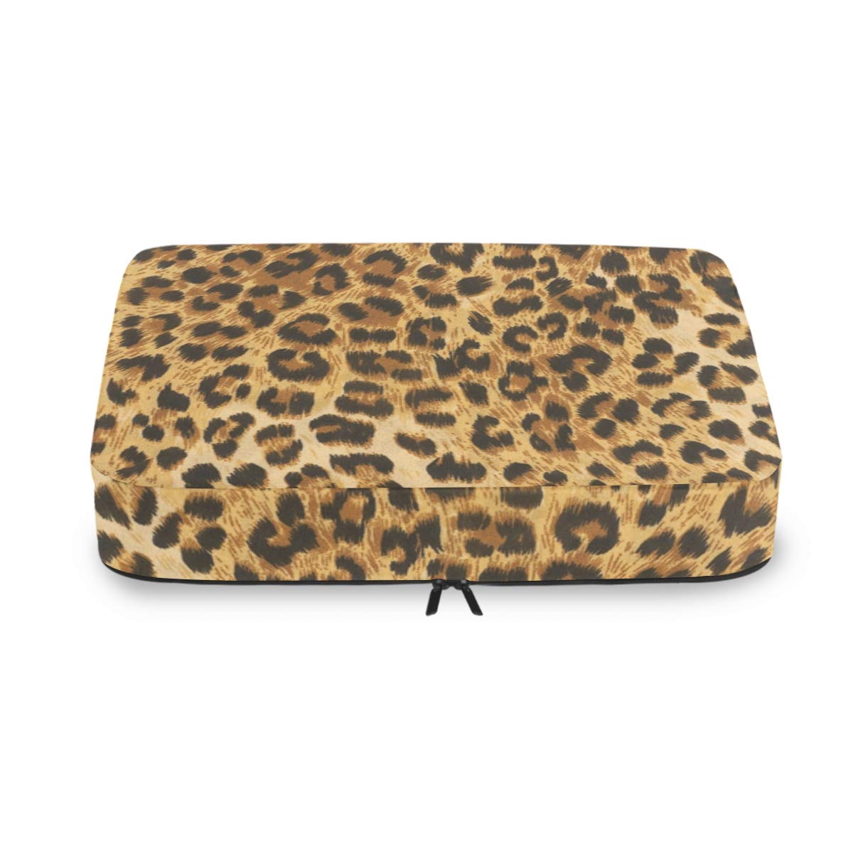 4-Piece Leopard Print Packing Cubes Set - Travel Luggage Organizers for Men & Women | Perfect for Carry-On Bags, Suitcases & Backpacking Trips
