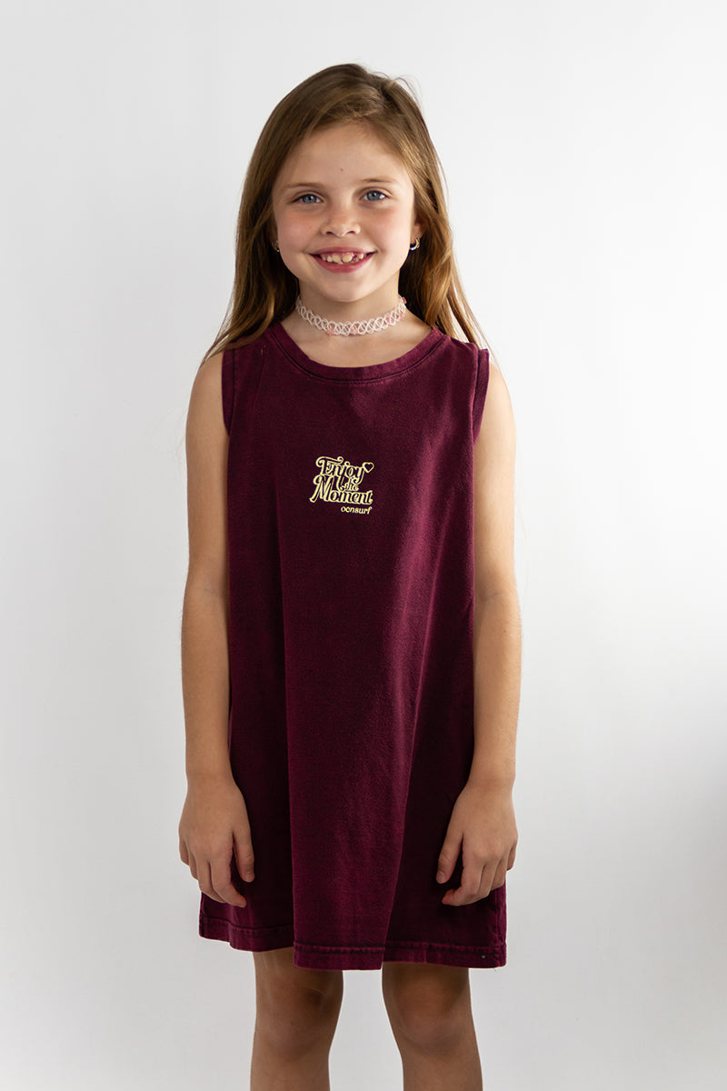 Ocn Kids Jane Burgundy Dress (W2) - Perfect for Birthday Parties, School Events & Special Occasions