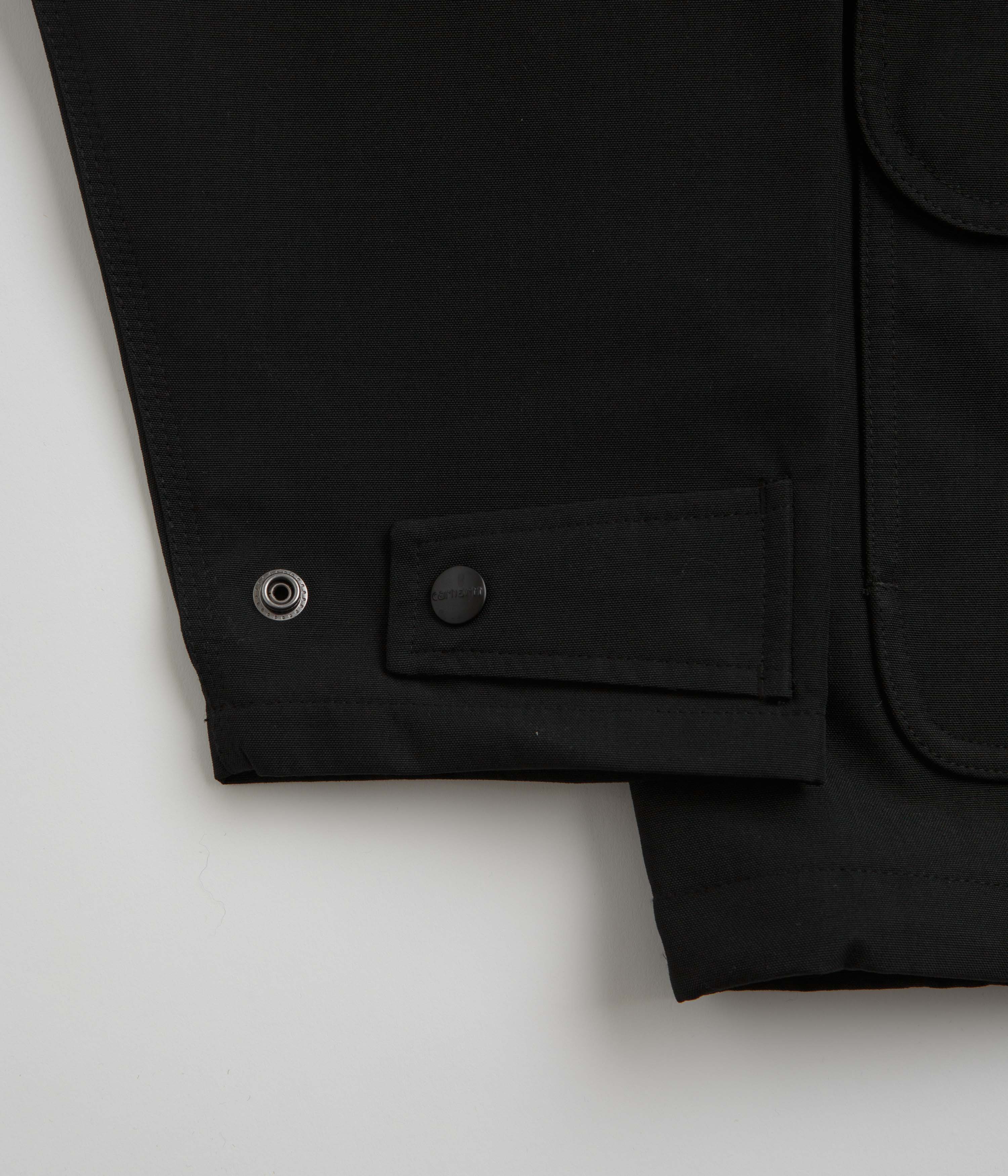 Carhartt Clarton Jacket for Men - Heavyweight Work Jacket, Black - Durable Water-Resistant Construction for Outdoor Work & Cold Weather