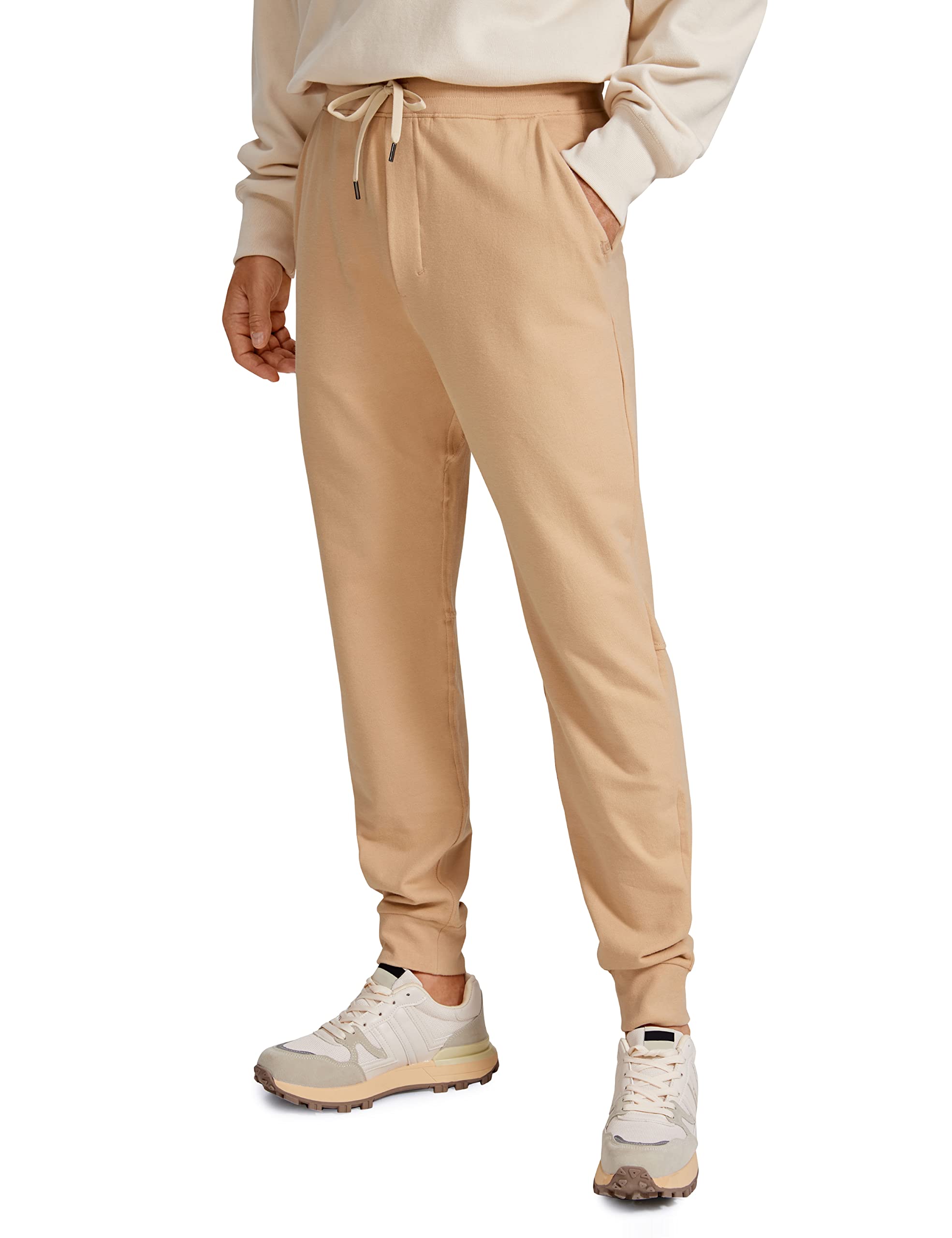 CRZ YOGA Men's Joggers Sweatpants - 29'' Cotton Casual Lounge Workout Athletic Pants with Pockets | Comfortable & Stylish for Running, Gym, Yoga & Everyday Wear