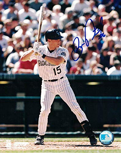 Ben Petrick Autographed Colorado Rockies 8x10 Photo - Signed Memorabilia for Baseball Fans & Collectors - Perfect for Display in Home, Office, or Man Cave