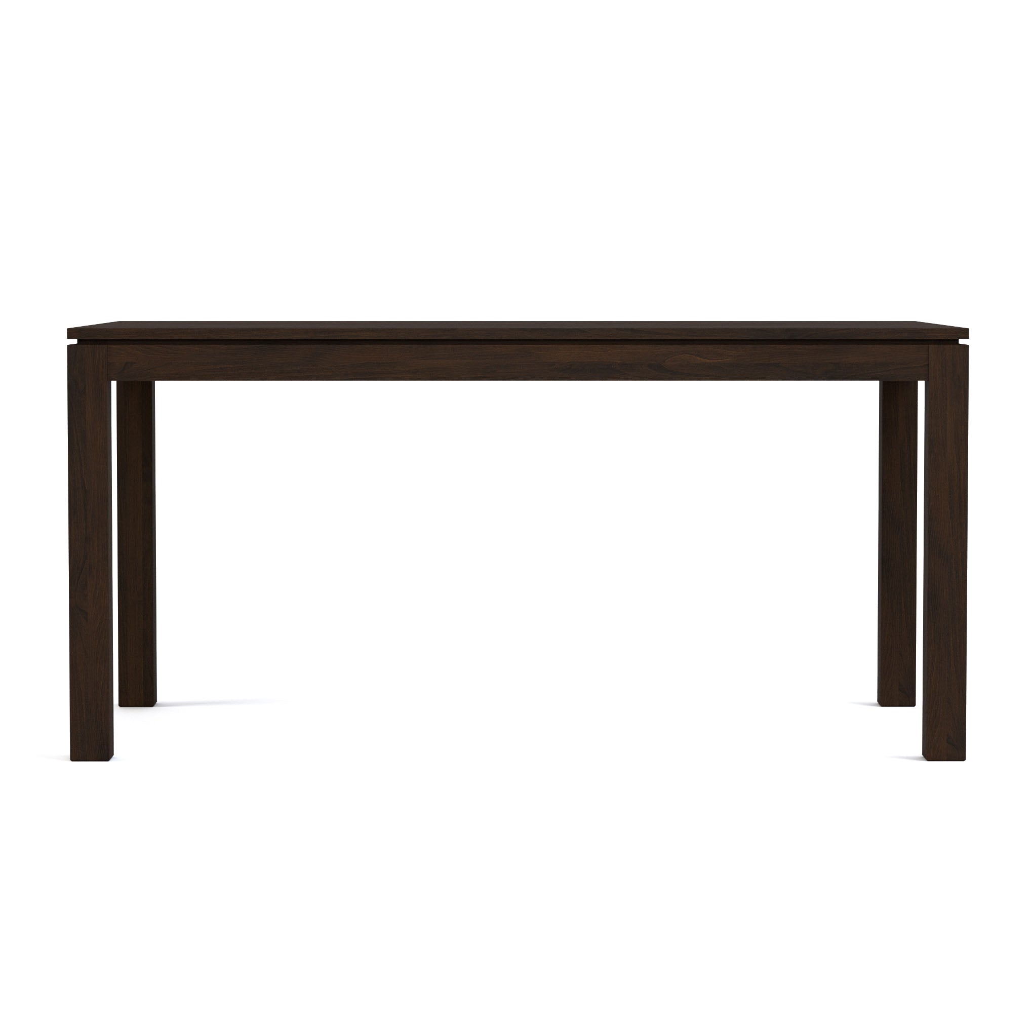 62 Inch Modern Dining Table - Solid Wood Kitchen Table for 6-8 People - Perfect for Family Gatherings & Dinner Parties