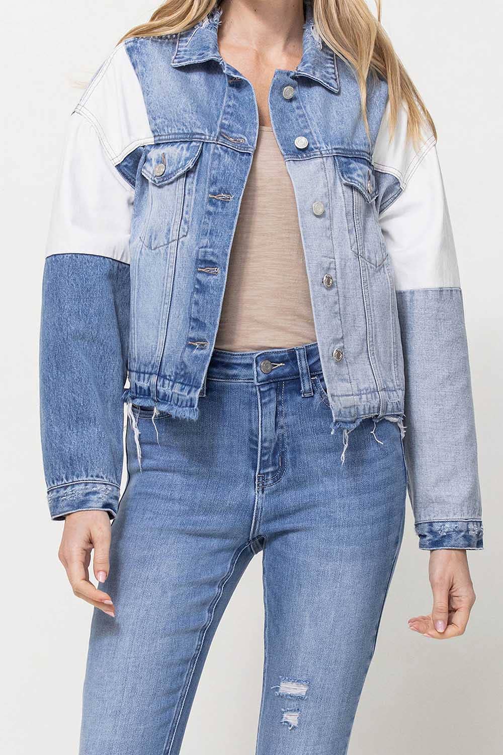 Alice Women's Denim Jacket - Stylish & Comfortable for Casual Outfits, Layering, and Everyday Wear