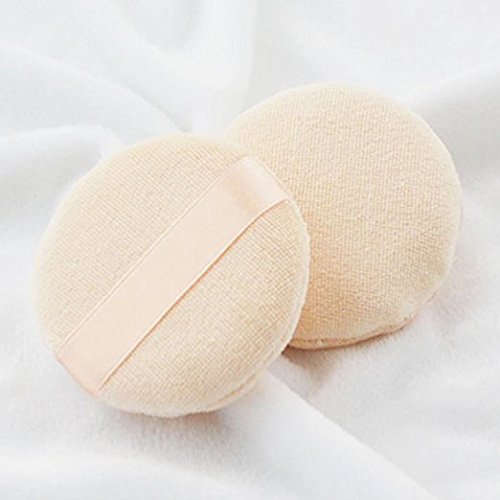 WOIWO 3-Piece Round Makeup Sponge Puffs - Soft Blending Sponge for Foundation, Powder & Concealer - Professional Makeup Tools (2.95 Inch) - Perfect for Daily Makeup, Travel & Professional Makeup Artists