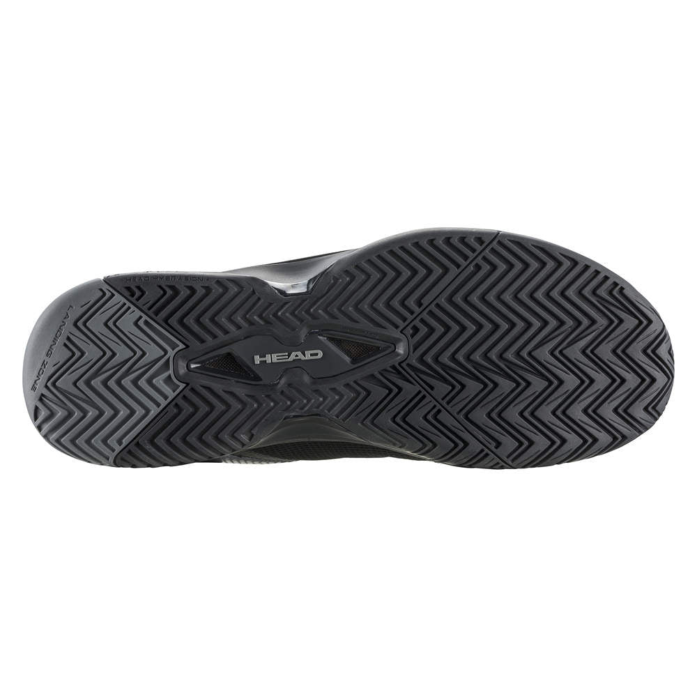 Head Revolt EVO 2.0 Men's Tennis Shoes - Black/Grey | Lightweight Performance Court Shoes for Competitive Play & Training