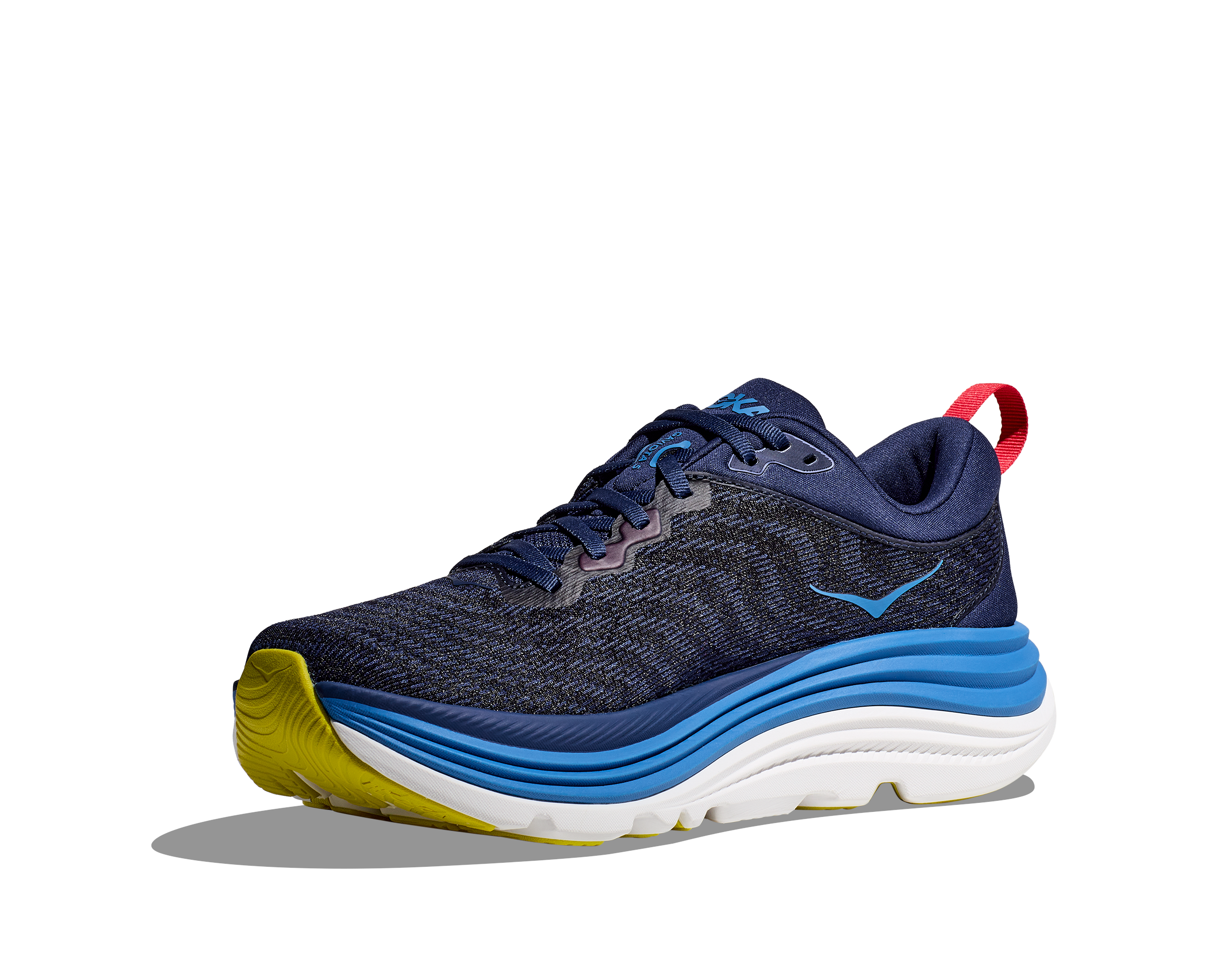 Men's Brooks Gaviota 5 Running Shoes - Bellwether Blue/Evening Sky | Stability & Cushion for Overpronation | Perfect for Road Running & Long-Distance Jogging