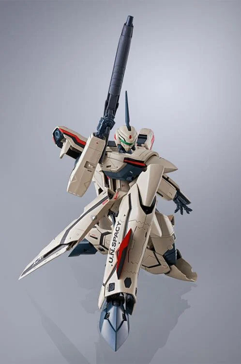 Bandai DX Chogokin Macross Plus YF-19 Isamu Alva Dyson Action Figure - Collectible Anime Robot Toy for Display & Play | Perfect for Fans & Model Enthusiasts