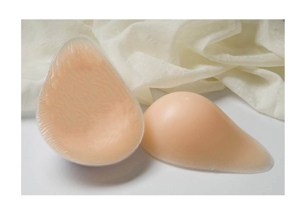 Nearly Me #870 Standard Weight Tapered Oval Silicone Mastectomy Breast Form - Post-Surgery Prosthesis for Pocketed Bras | Comfortable & Natural-Looking for Daily Wear, Swimming & Active Lifestyle
