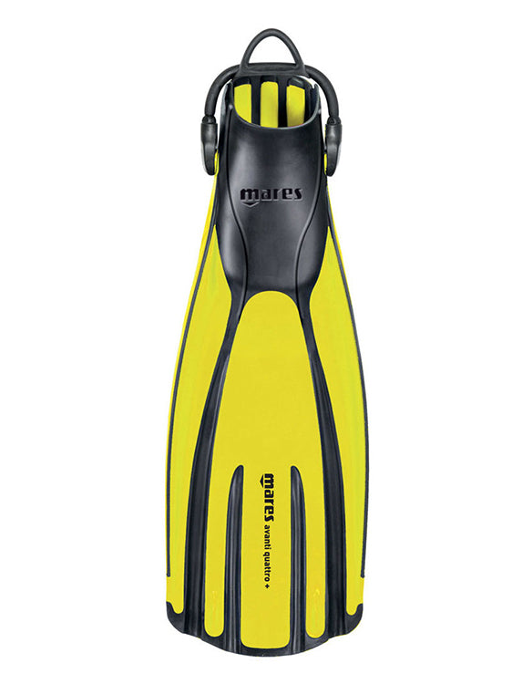 Mares Avanti Quattro Plus Scuba Diving Fins - Professional Open Heel Swim Fins for Snorkeling, Freediving & Scuba - Perfect for Ocean Adventures & Water Sports