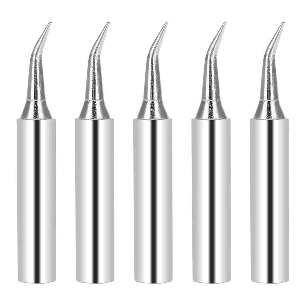 High-Quality 900M IS Arc Welding Soldering Iron Tips - 5-Pack Replacement Tips for 936 Rework Station & Soldering Iron Kit - Perfect for Electronics Repair, DIY Projects, and Circuit Board Work