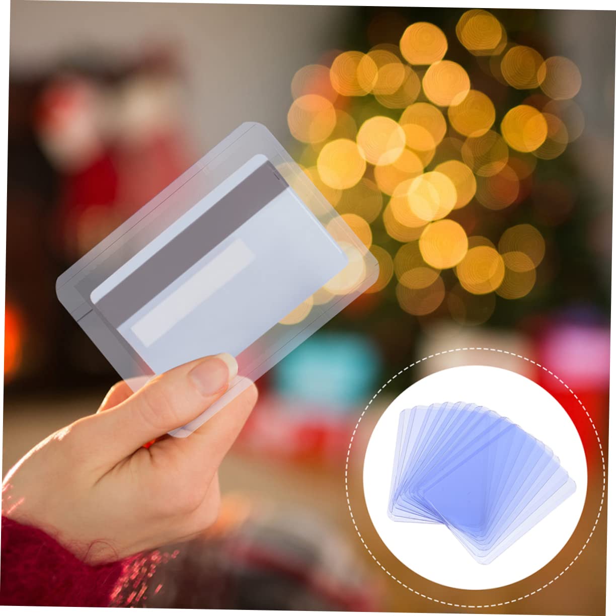 Abaodam 30Pcs PVC Trading Card Sleeves - Premium Game Card Protectors for MTG, Pokemon & Yu-Gi-Oh - Perfect for Collectors, Tournaments & Card Storage