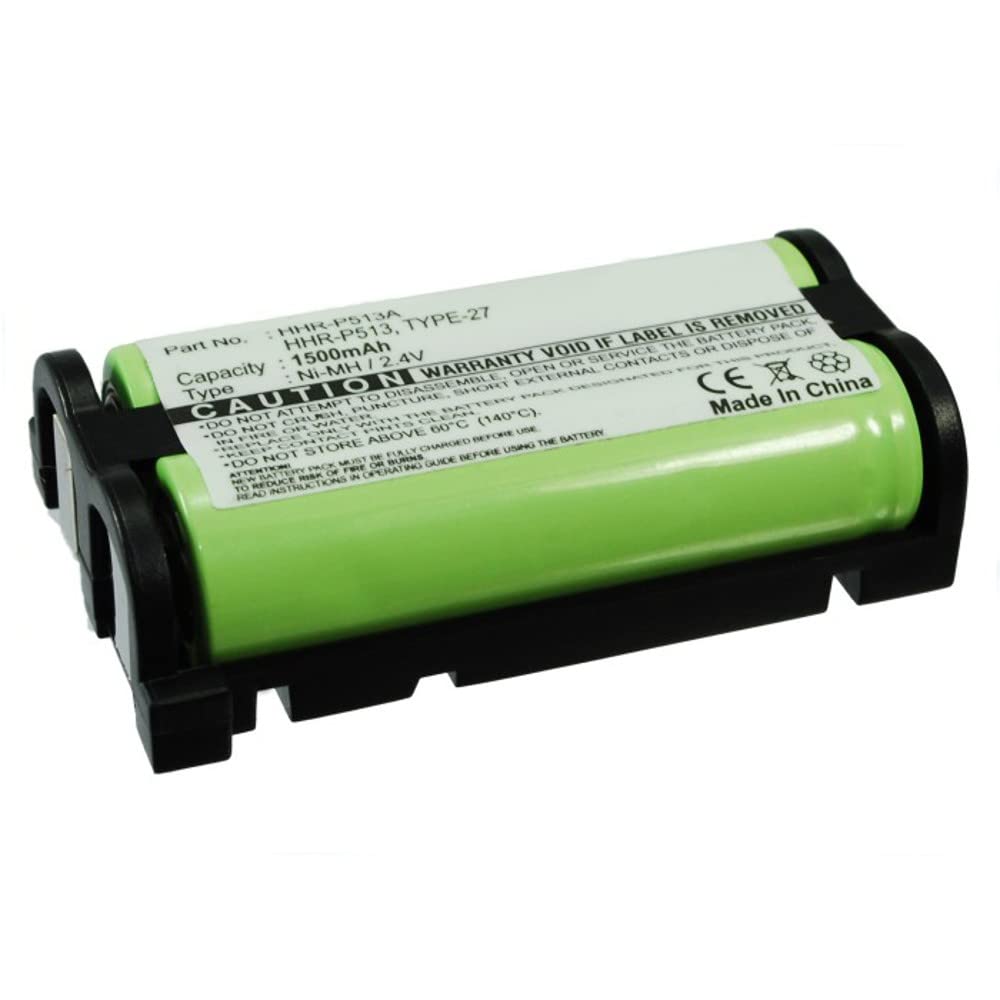Synergy Digital High Capacity Replacement Battery for Panasonic KXTG2224W Cordless Phone - Long Lasting Ni-MH Battery Pack - Perfect for Home & Office Use