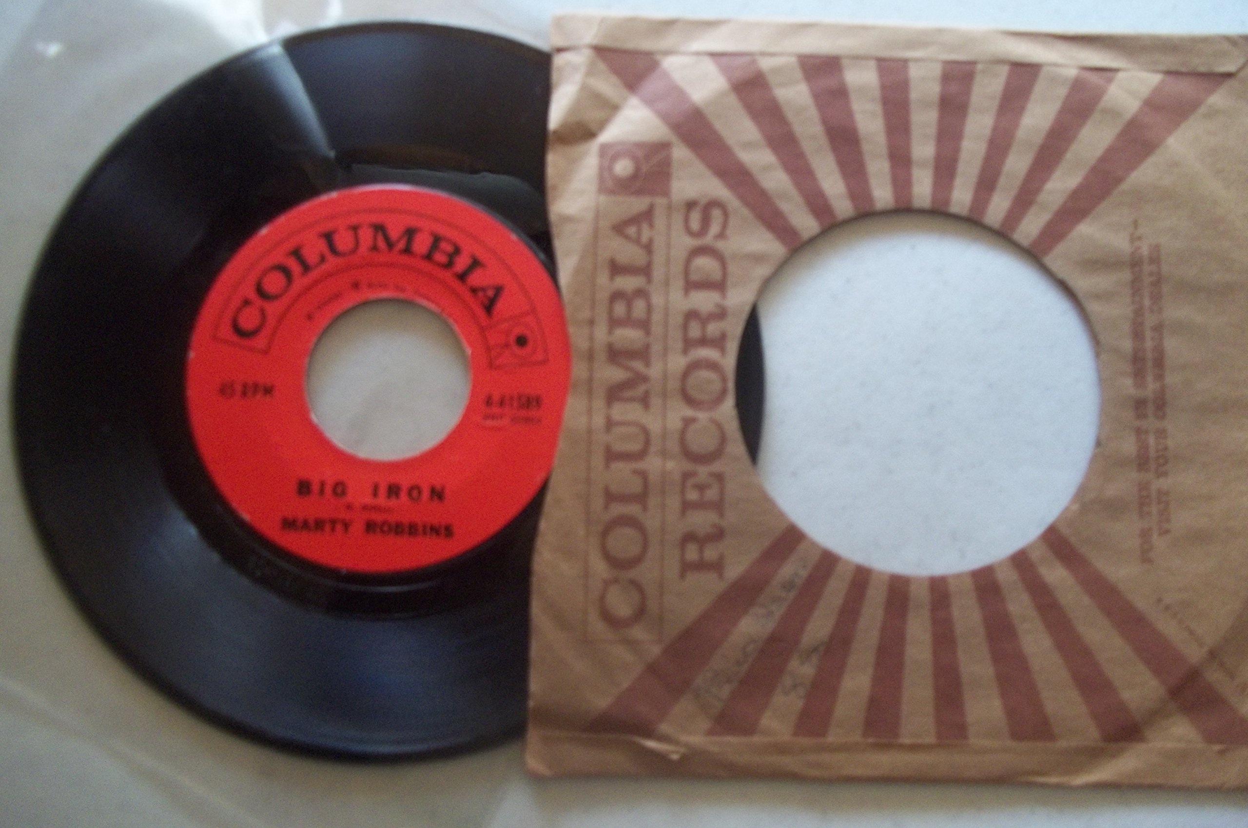 Big Iron / Saddle Tramp 45 RPM Vinyl Record Single - Classic Country Music Collectible for DJs, Music Lovers & Vintage Record Enthusiasts