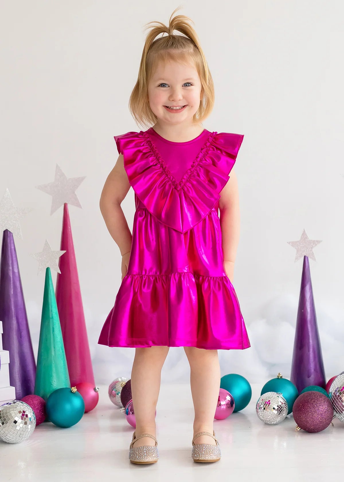 Fuchsia Party Dress for Women - Elegant & Comfortable Cocktail Dress for Holidays, Christmas, and Special Occasions | Perfect for Parties, Dinners, and Celebrations