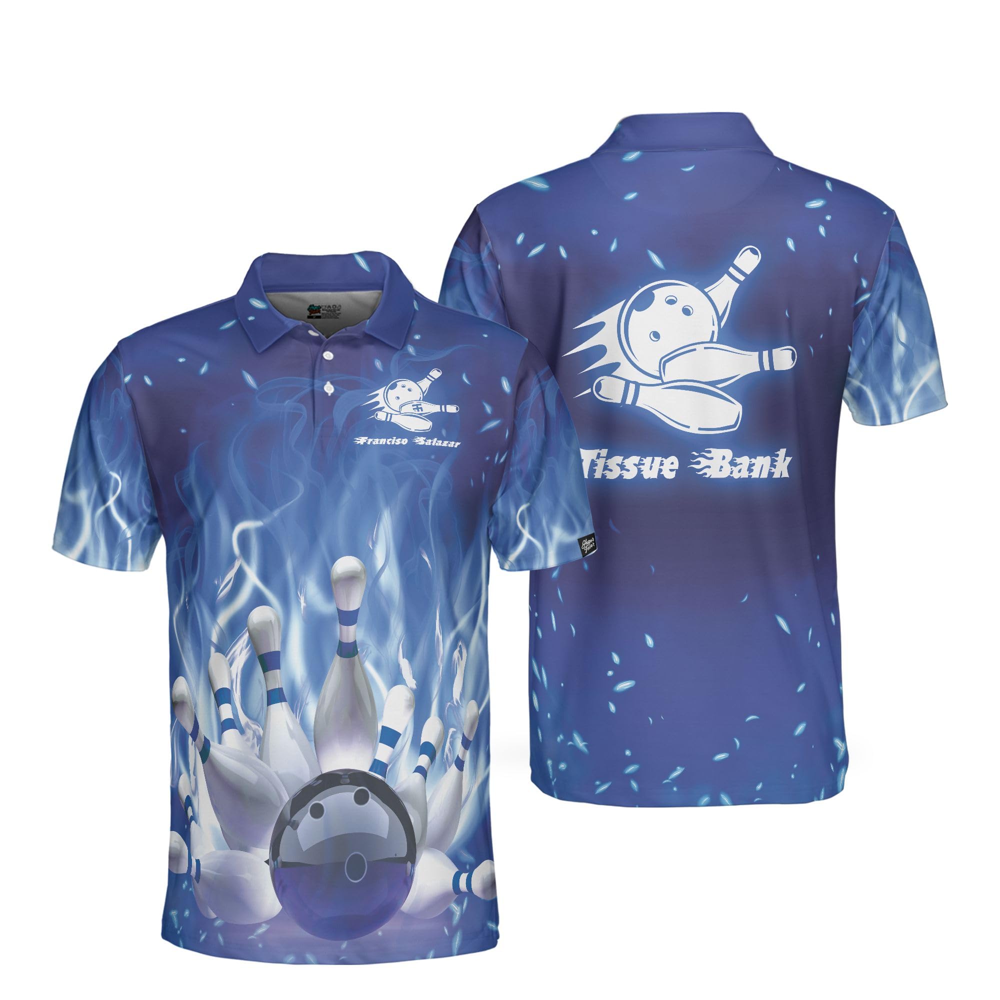 Custom Bowling Shirts for Men | Personalized Short Sleeve Bowling Polo Shirts | Unique Team Uniforms for Bowling Leagues & Casual Wear