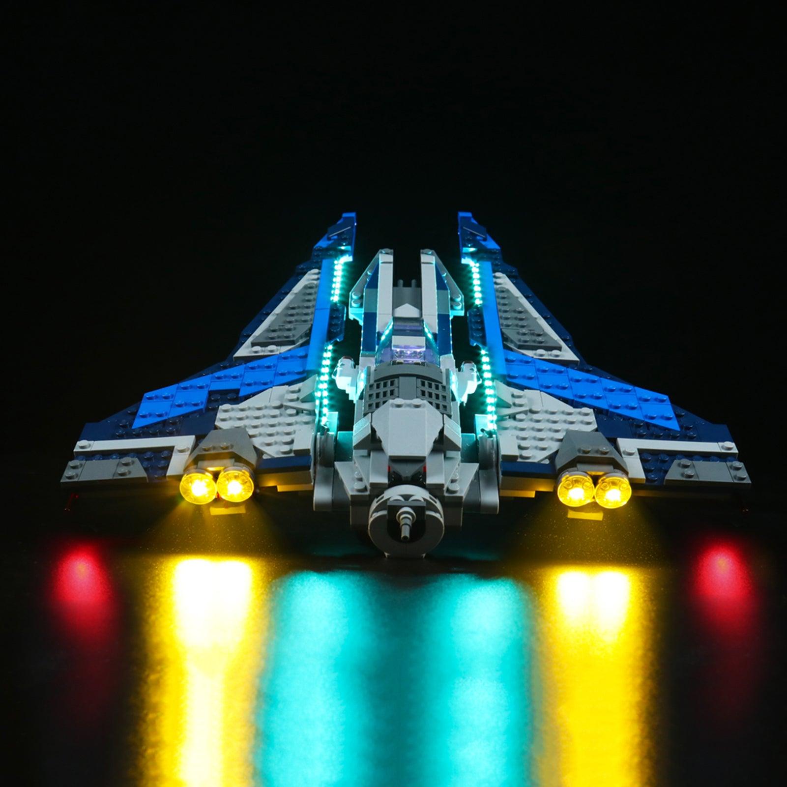 Best Light Kit for Lego Star Wars Mandalorian Starfighter 75316 - DIY Lighting Set with Easy Installation - Perfect for Display & Nighttime Play