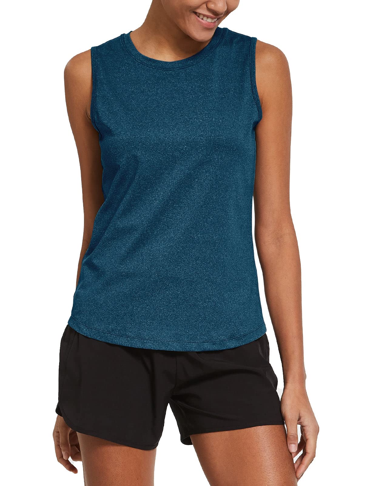 BALEAF Women's Workout Tank Tops - Sleeveless Running & Yoga Shirts, Loose Fit Activewear for Gym, Pickleball & Exercise | Breathable & Comfortable for Sports & Fitness Activities