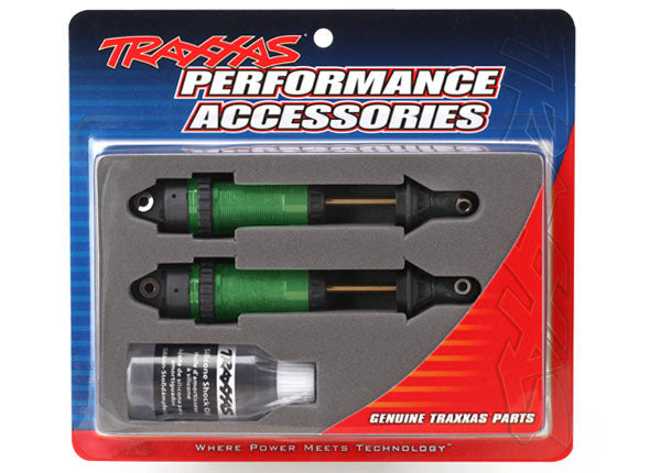 High-Performance Aluminum GTR XX Long Shocks for Off-Road Vehicles - Durable Green Suspension Upgrade - Perfect for Buggies, Trucks & 4x4 Adventures