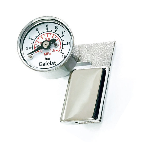 Cafelat Robot Espresso Machine Pressure Gauge Kit with Bracket - Professional Coffee Accessory for Home Baristas & Espresso Enthusiasts