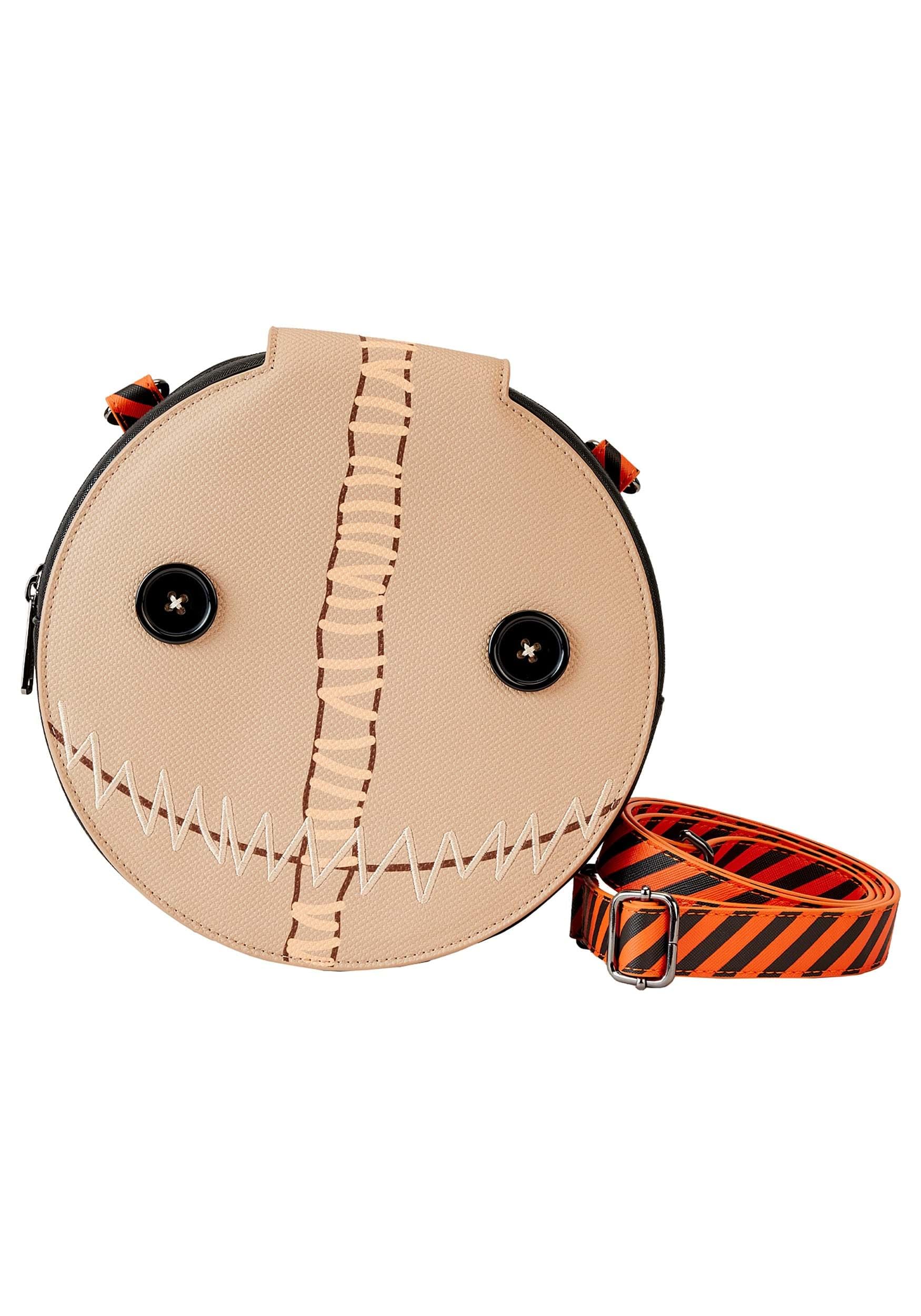 Trick 'r Treat Sam Pumpkin Crossbody Bag - Halloween Horror Movie Inspired Purse for Women & Girls - Perfect for Cosplay, Trick or Treating & Halloween Parties