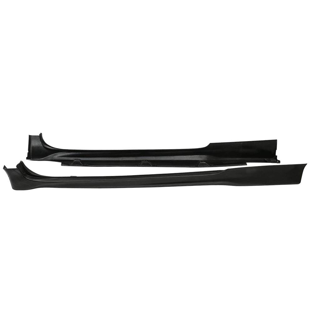 FREEMOTOR802 Side Skirts for 2016-2020 Honda Civic Coupe | HFP Style Unpainted Black PU Rocker Panels | Perfect for Car Customization & Body Kit Upgrades