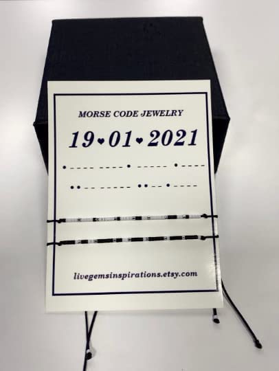 I Love You Always Morse Code Bracelet - Romantic Couple Jewelry for Men & Women - Thoughtful Birthday, Anniversary & Long Distance Gifts for Boyfriend, Girlfriend, Husband or Wife - Perfect for Date Nights, Valentine's Day & Special Occasions