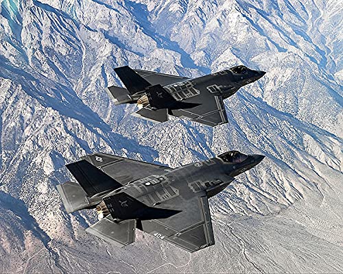 F-35C Lightning II Navy Photo Print - Military Aircraft Wall Art for Home & Office Decor